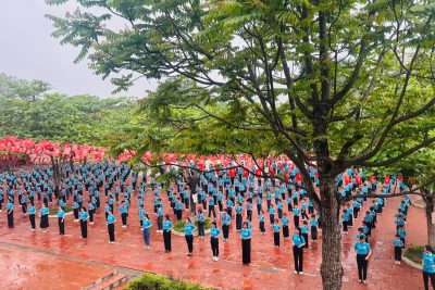 HÀO KHÍ NINH MỸ: RỰC RỠ SẮC XANH TRONG NGÀY HỘI ĐỒNG DIỄN VÕ NHẠC VOVINAM