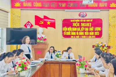 CHI BỘ NINH MỸ HOÀN THÀNH XUẤT SẮC CÔNG TÁC KIỂM ĐIỂM NĂM 2025